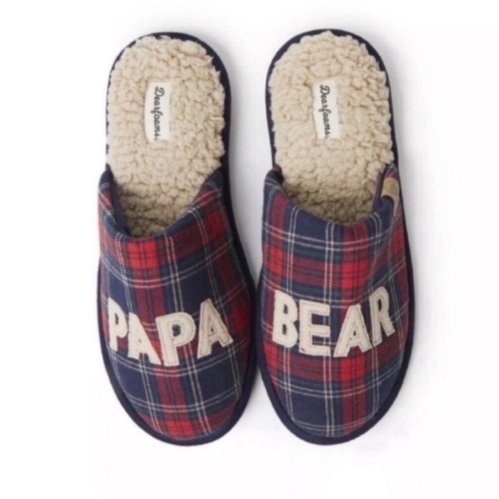 New Papa Bear Dearfoam Slippers